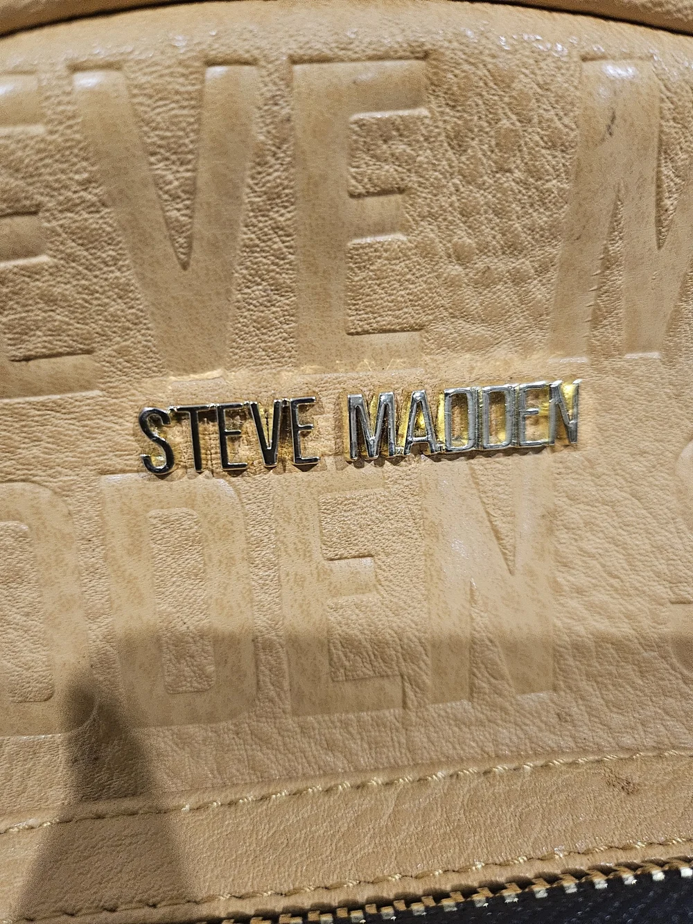 Steve Madden Mustard Mini Backpack with Tassel